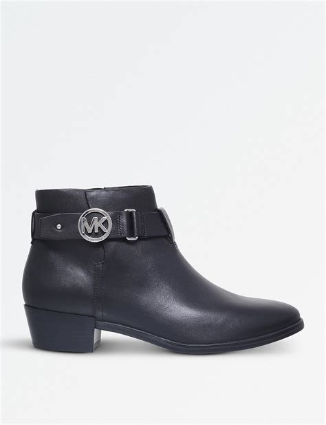 michael kors harland ankle booties|Leather & Suede Boots & Ankle Boots .